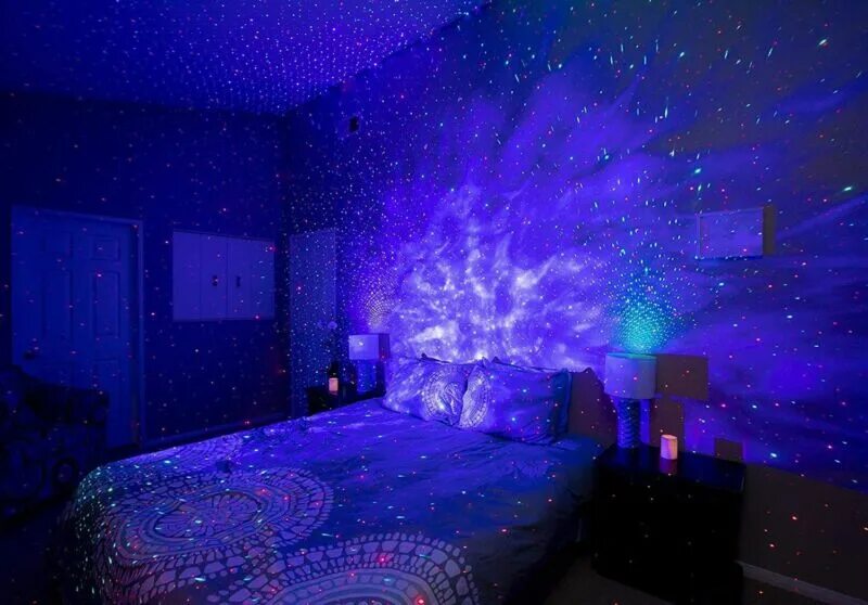 Лазерный проектор звездного неба. Проектор Starry Sky. Galaxy Night Star ночник. Galaxy Projector Bedroom. Проектор звезды на потолке.