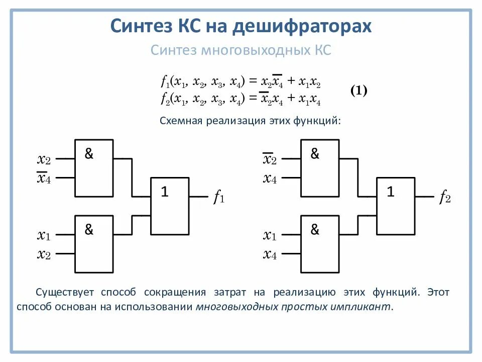 Синтез логических. Синтез схем с дешифратором. синтез многовыходных комбинационных схем. синтезированная схема дешифратора. синтез комбинационных цифровых устройств на логических элементах.