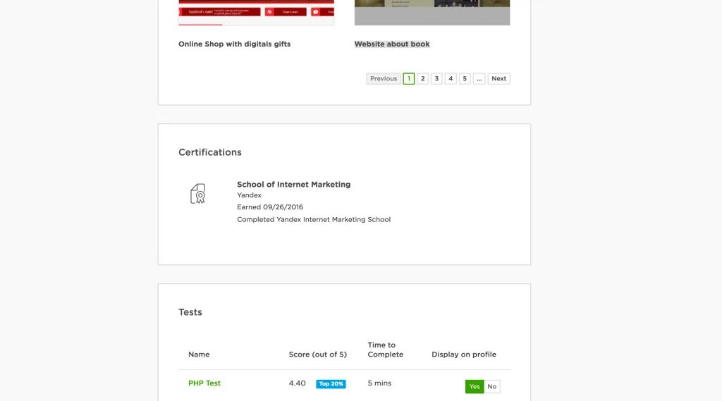 Act profile php mode