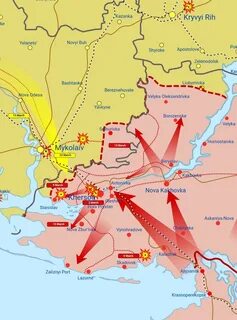 Херсонская область где бои