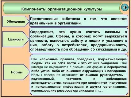 Система организаций норм и ценностей