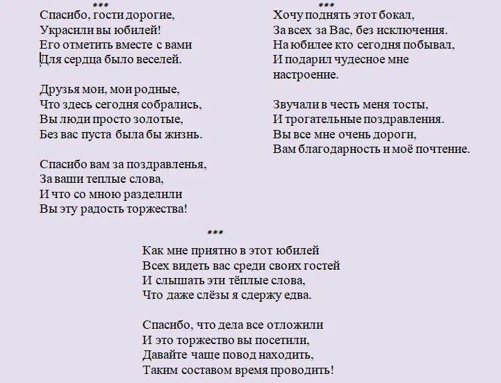 Ответное слово гостям на юбилее. Ответное слово гостям от юбилярши. Слова благодарности гостям на юбилее от юбилярши. Речь благодарности гостям на юбилее. Ответное слово гостям на день рождения.