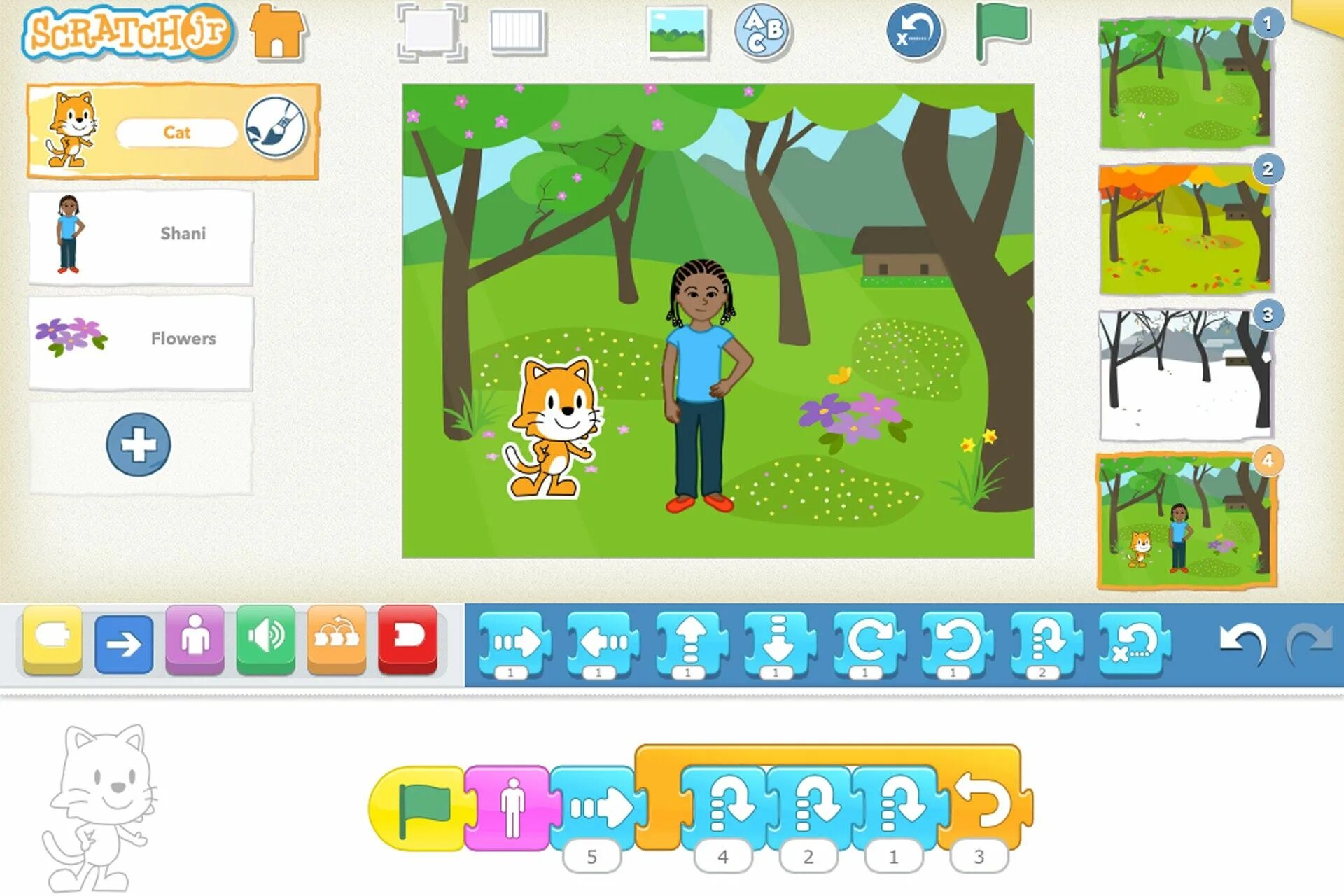 Scratch jr windows. Программирование скретч джуниор. игры в скретч джуниор. программирование scratchjr. скретч jr.