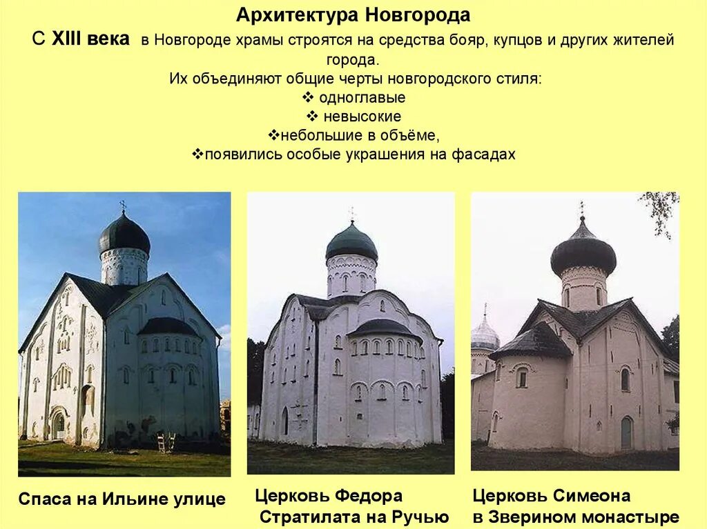 Новгородская Республика 12-13 века. Зодчество в Великом Новгороде 13-15 век. Храмы Новгородской земли 12-13 века. Культура Новгородской Республики.