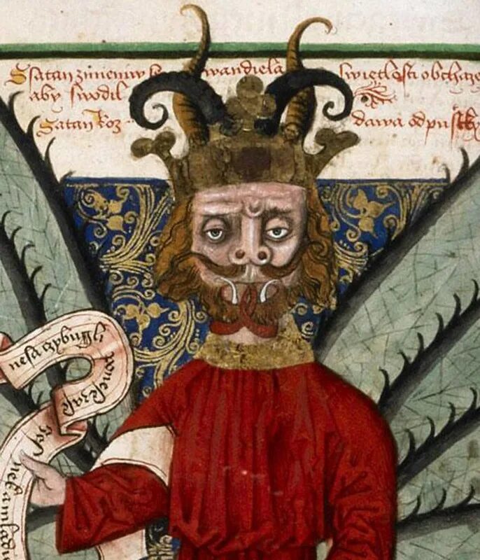 Кодекс Гигас («Библия дьявола»). Французский черт. Какого черта на французском