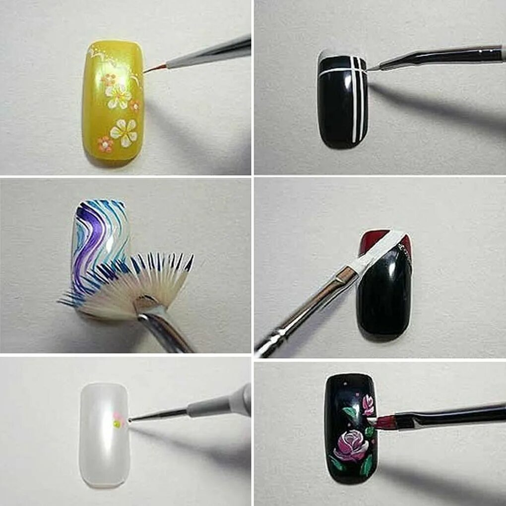 уроки ногтей для начинающих пошагово.