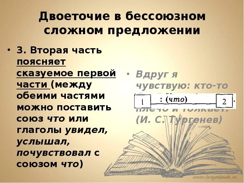 Двоеточие в БСП. Двоеточие в бессоюзном предложении. Двоеточие в сложном предложении. Двоеточие между частями. Когда между частями сложного предложения ставится двоеточие