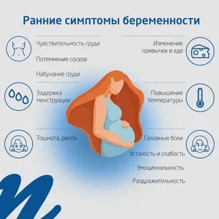 Проявление беременности срок