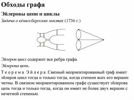 Эйлеровы циклы