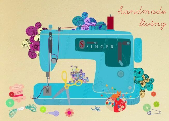 День швейной машинки. Швейные иллюстрации. Швейная машинка открытка. Швейная машинка рисунок. Швейная машинка рисунок для детей.