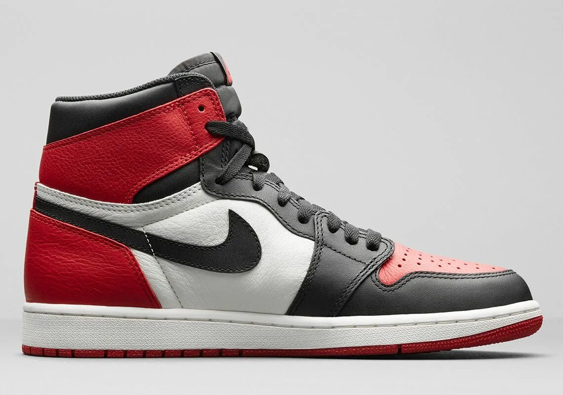 Jordan Air Jordan 1 Retro High og. Nike Air Jordan 1 bred. Nike Air Jordan 1 High og bred Toe.