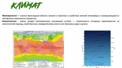 Что изучает наука климатология