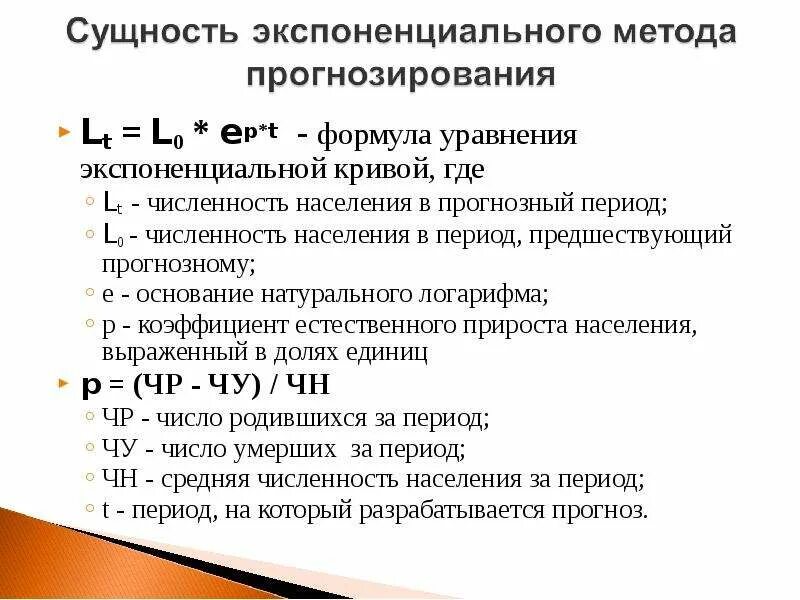 Рассчитать прогноз населения. Методы прогнозирования численности населения. формула прогнозирования численности населения. прогноз численности населения формула. методы прогноза численности населения.
