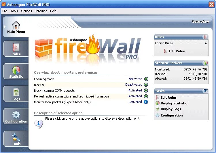 One click firewall. Ashampoo firewall. firewall программа. tiny firewall.