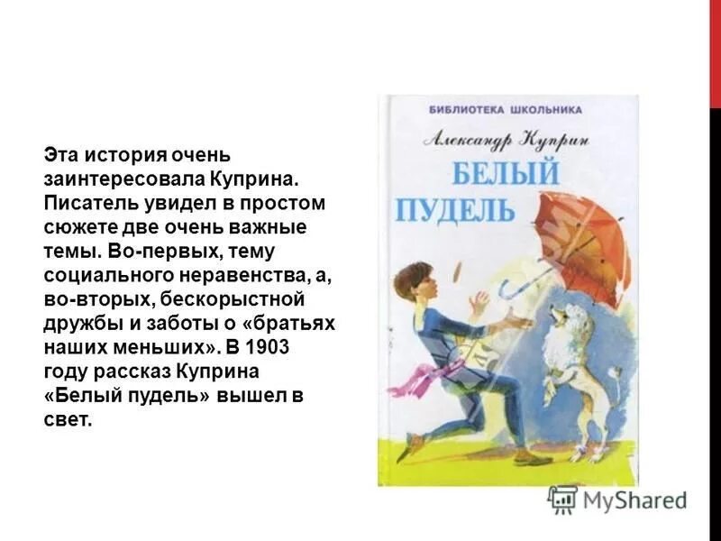 Краткое содержание рассказа белые. Куприн белый пудель 5 класс. белый пудель 1 глава. куприн белый пудель краткий сюжет. полное содержание рассказа куприна белый пудель.