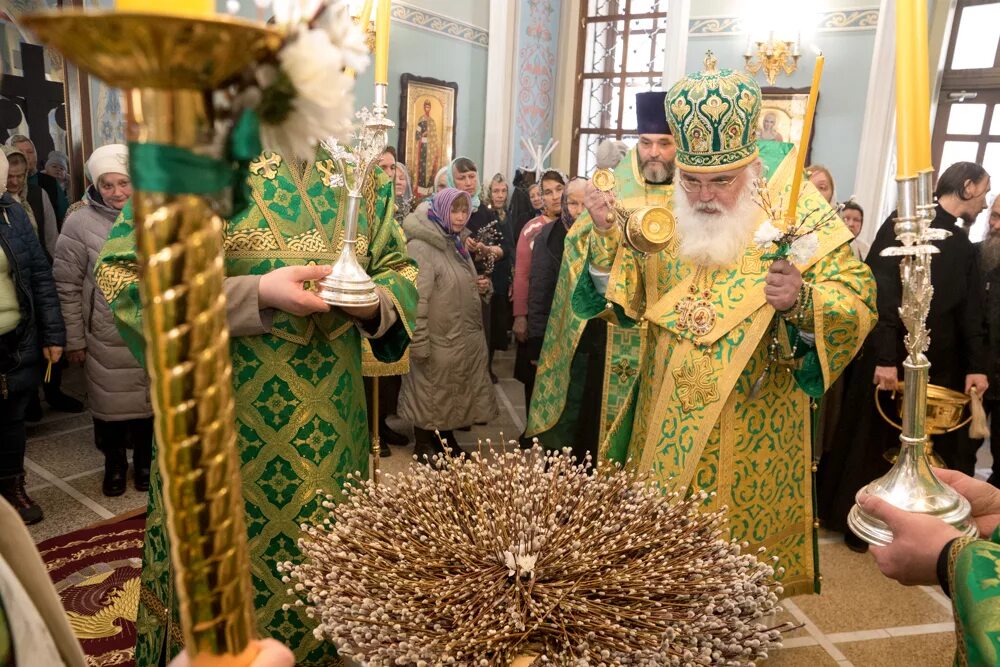 Освящение вербы. Освящение вербы в храме. Освящение вербы на всенощной. Освящение вербочек.