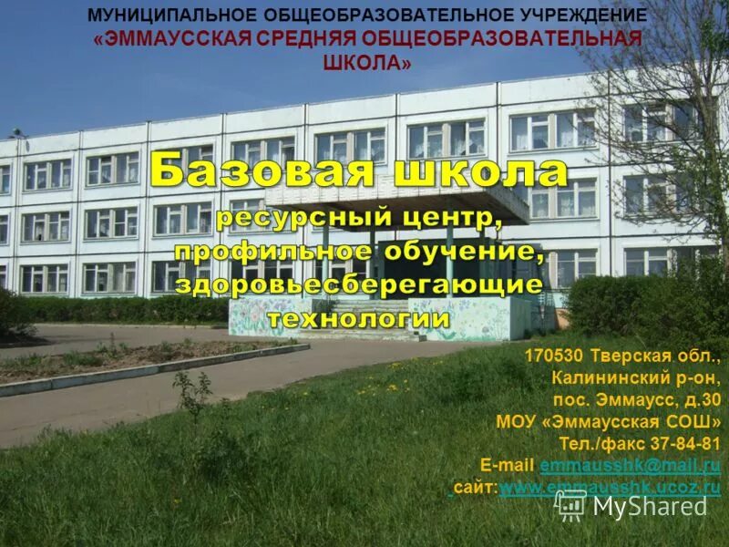 Муниципальное общеобразовательное учреждение 53