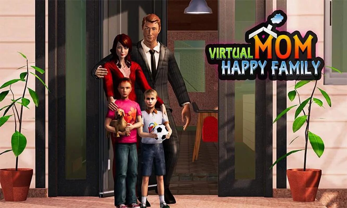 Игры family sharing. Виртуал Фэмили. Игра Happy Family. Мы семья games. Happy mom game.