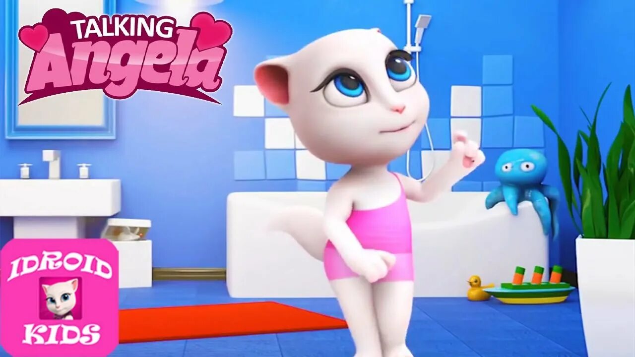 Игра на телефон фан фан. My talking Анджела. Моя говорящая Анджела трейлер. My talking Angela fun. Talking Angela 2 New.