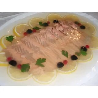 Заливное из головы форели
