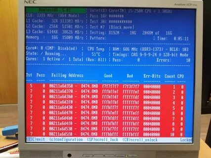Addresses failed
