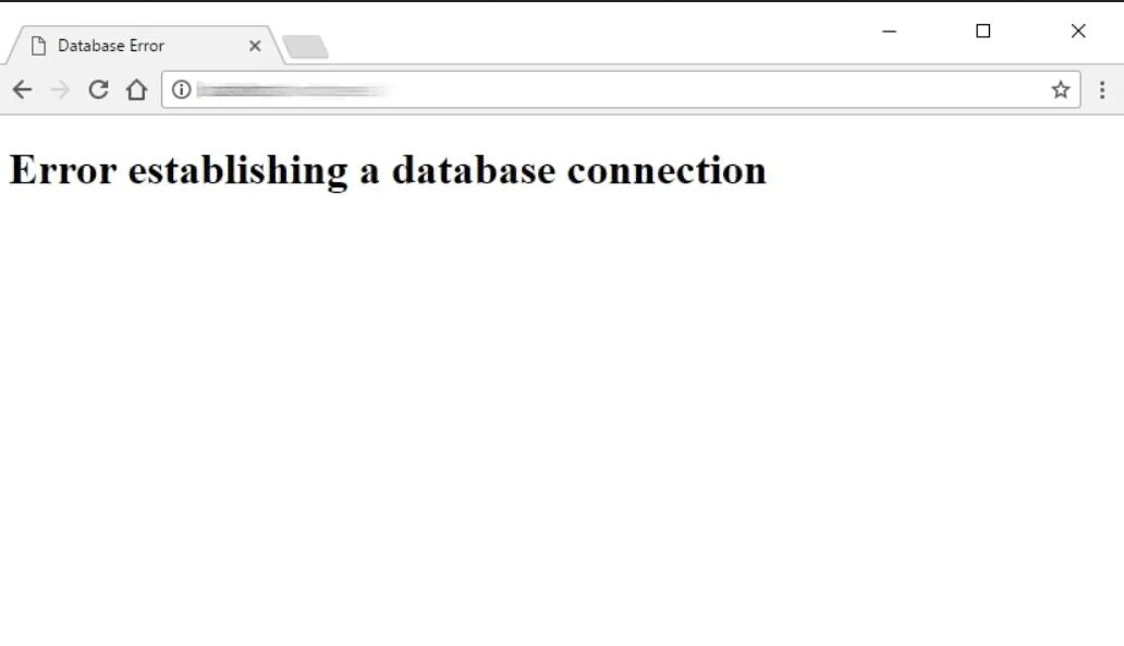 Error establishing a database connection. Error establishing a database connection WORDPRESS. DB connection. Database connections.