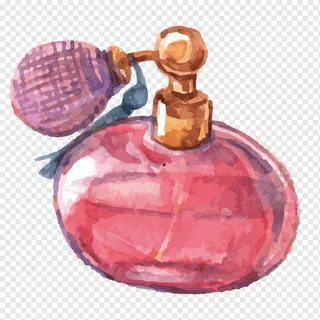 Флакон духов рисунок