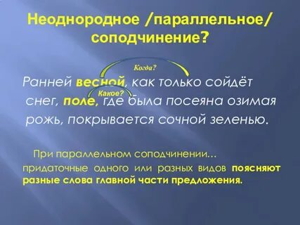 Параллельное соподчинение