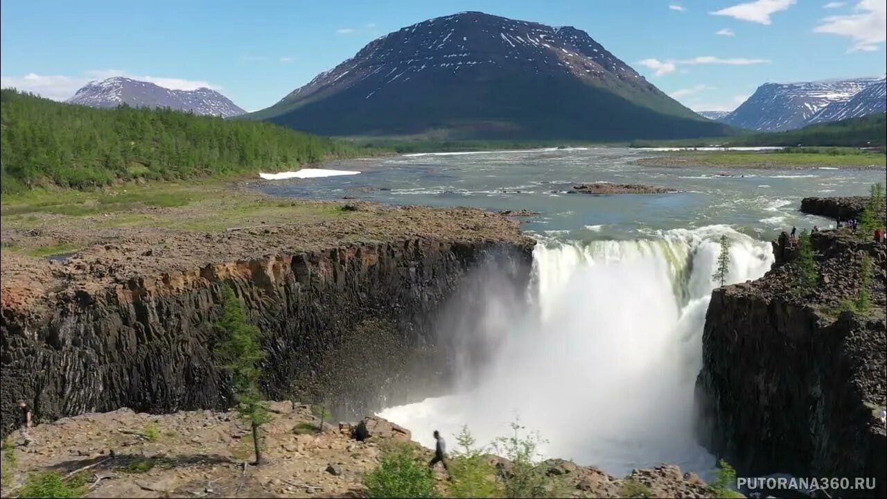 Плато путорана водопады. Большой иркиндинский водопад плато путорана. Большой иркиндинский водопад (китабо-орон). Курейский водопад путорана. Озеро лама плато путорана водопад.