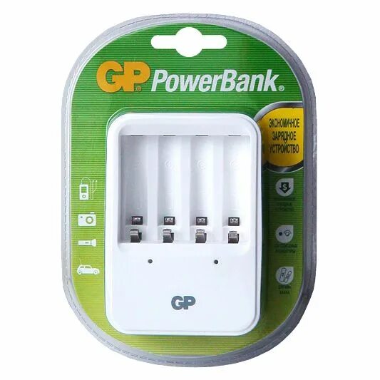 Зарядное купить днс. GP Powerbank Standard pb420gs-2cr1. Зарядное устройство GP Powerbank pb420gs. Зарядное устройство для аккумуляторов GP pb420gs индикатор. Зарядное устройство GP pb420gs 4 слота б/аккумуляторов.