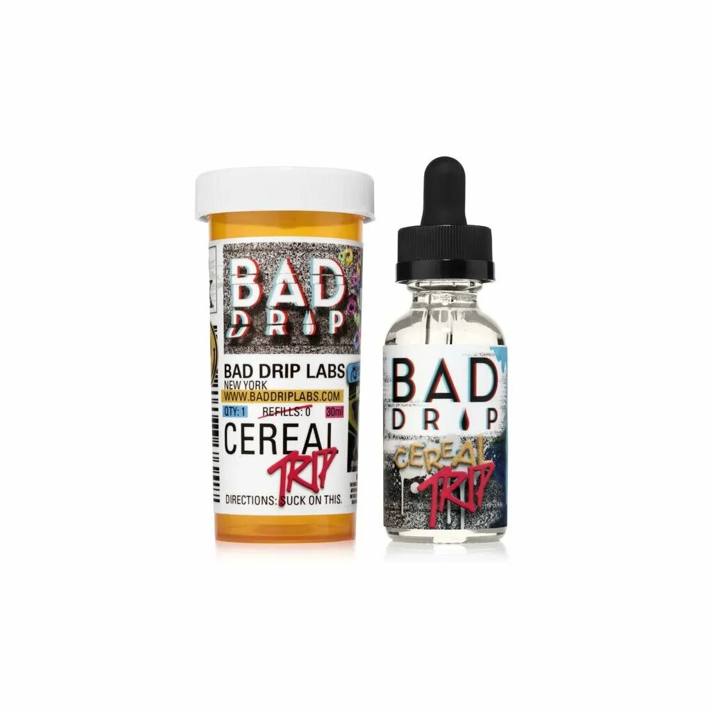 Bad drip жидкость вкусы. Bad drip cereal trip. bad drip labs new york. бэд трип 30 мл стекло. bad drip как действует на психику.