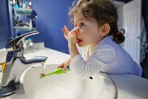 Wash teeth
