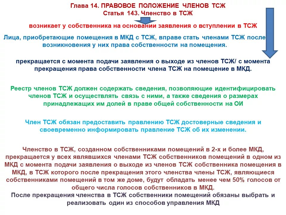 Может ли не собственник быть председателем тсж. Правовое положение тсж. правовое положение членов тсж. товарищество собственников жилья. правовой статус товарищества собственников жилья..