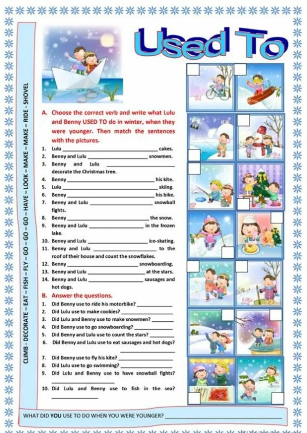 Choose the correct verb. Used to упражнения. Be used to упражнения. Задания на used to. Упражнения на конструкцию used to.