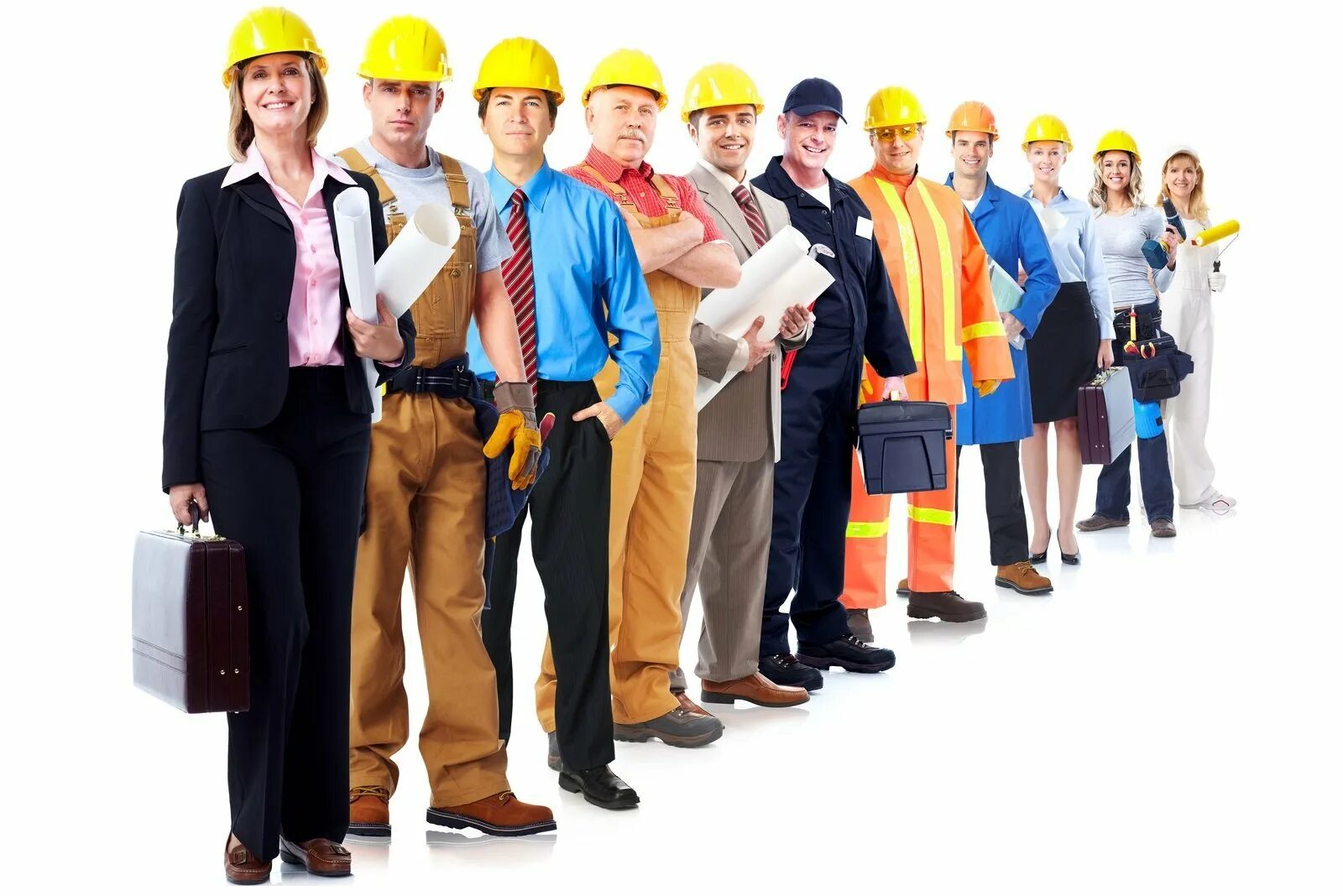 Workers load