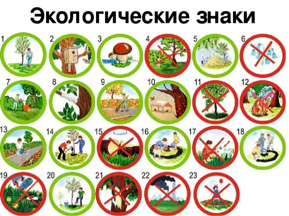 Правила друзей природы с помощью условных знаков. Экологические знаки. природоохранные знаки. природоохранные знаки для детей. экологический знак природы.