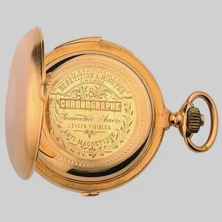 Золотые карманные часы