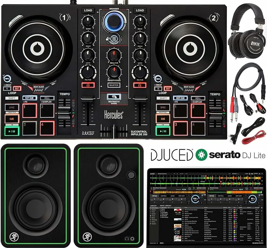 Hercules djcontrol inpulse 200. Hercules dj control inpulse 200. hercules dj. dj-контроллер hercules dj control inpulse 200 обзор.