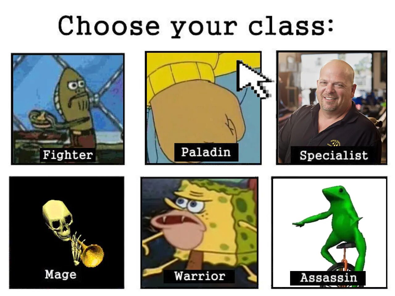 You can t choose your