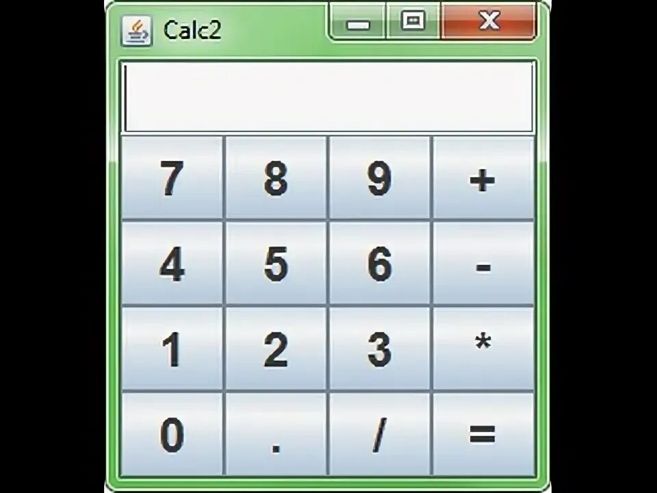 Calc 2.0. Простой калькулятор на java. двоичный калькулятор на java. java swing calculator grid.