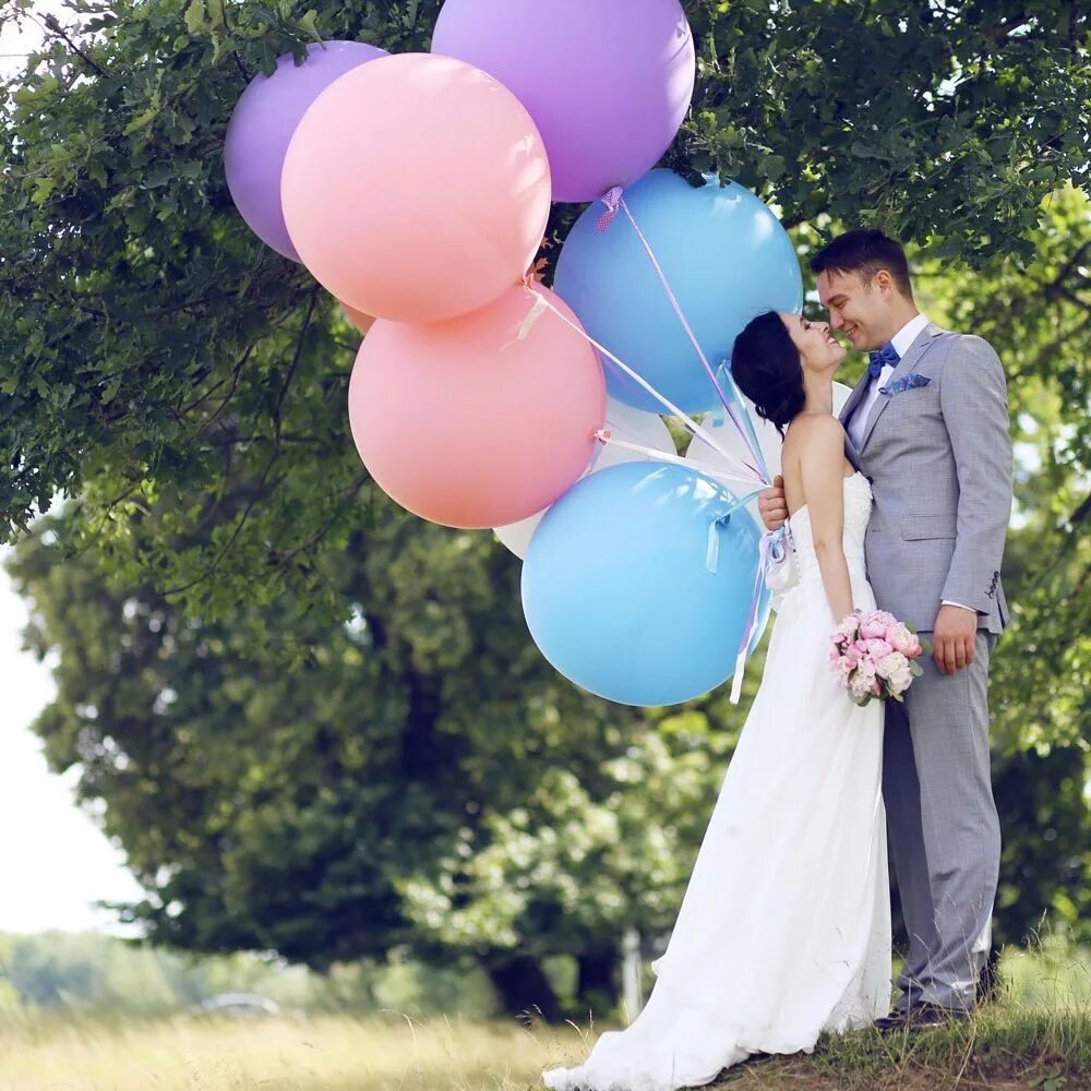 Большие шары на свадьбу. Свадьба с воздушными шарами. Гигантские шары. Большие воздушные шарики.