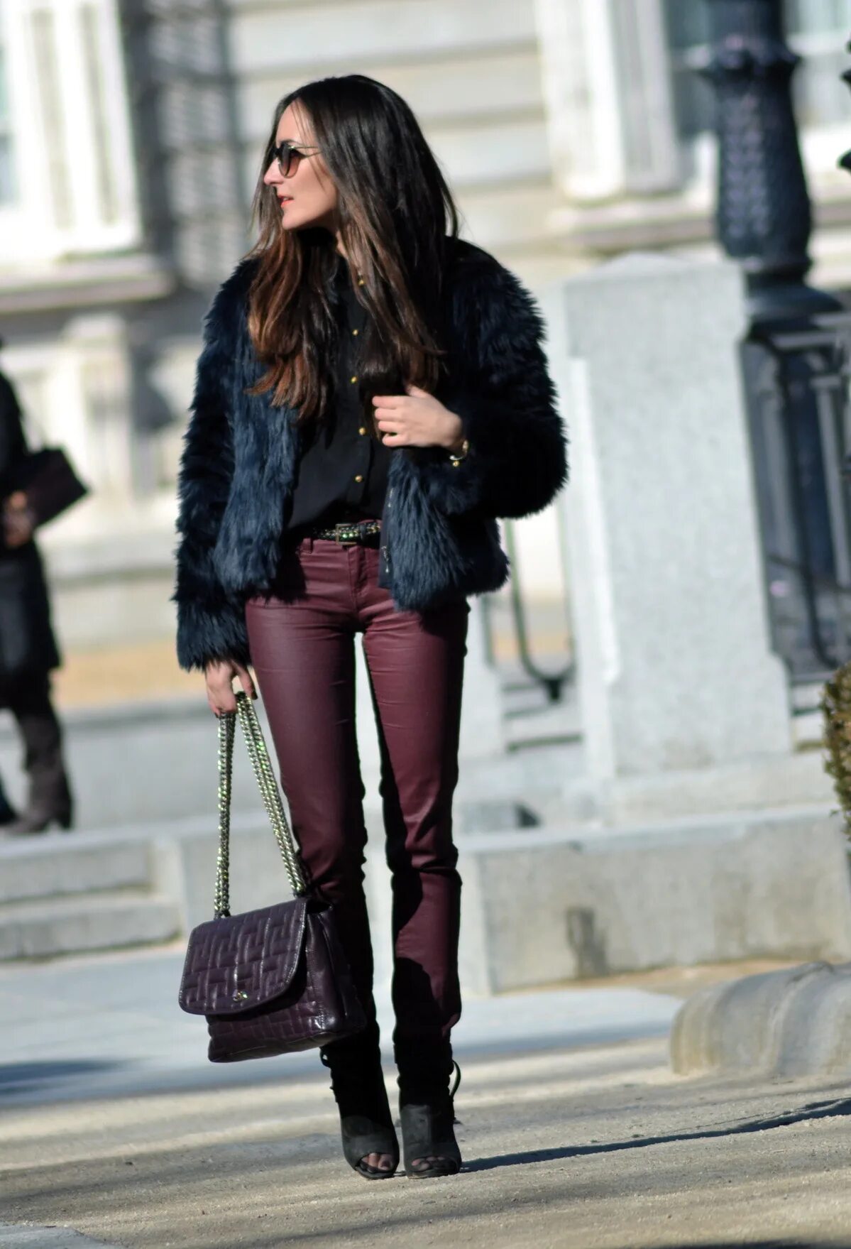 лук с полушубком. девушка в розовой шубе. лук для шубы. станислава миронова модель in fur. лук для шубы.