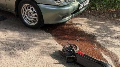 Дтп с самокатом