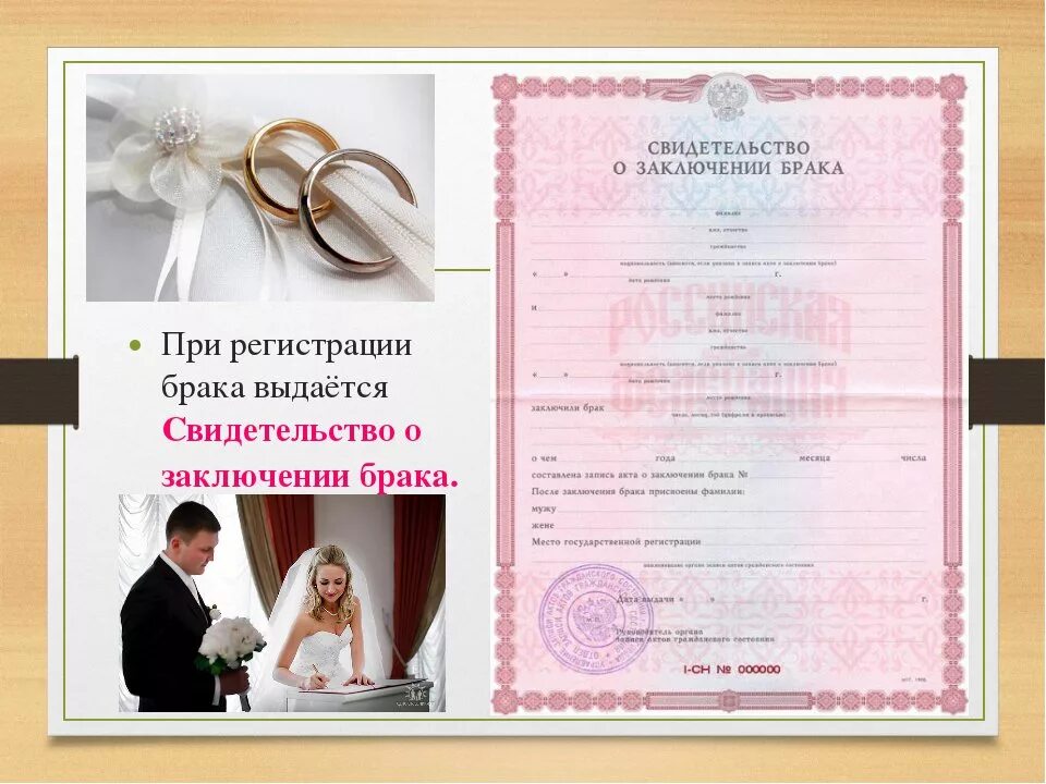 Со скольки лет можно свадьбу
