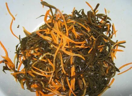 Приготовление сушеной морской капусты