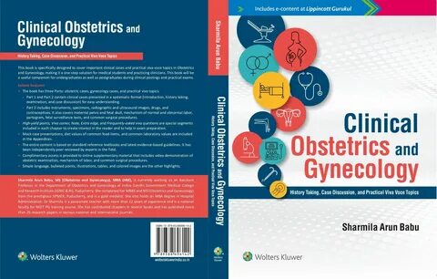 Clinical Obstetics and Gynecology book by Dr. Sharmila Arun Babu 