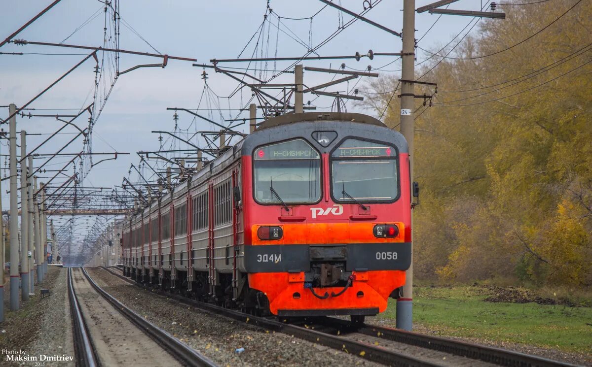 Эд4м 0058. Новосибирск западный обь