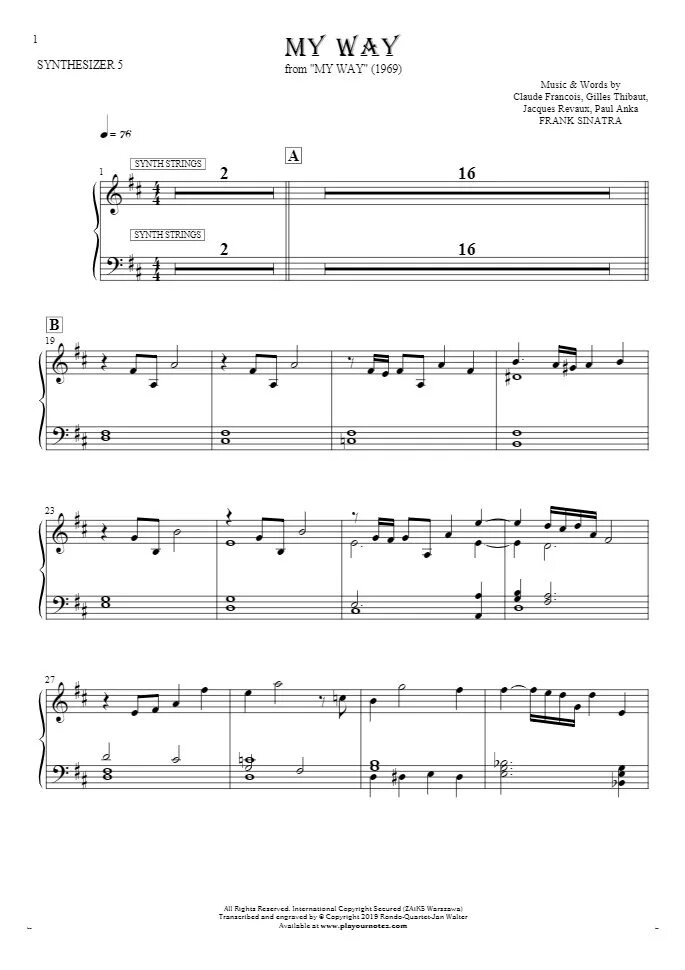Way notes. My way frank sinatra ноты. my way note score. my way note score string. my way notes for trumpet.