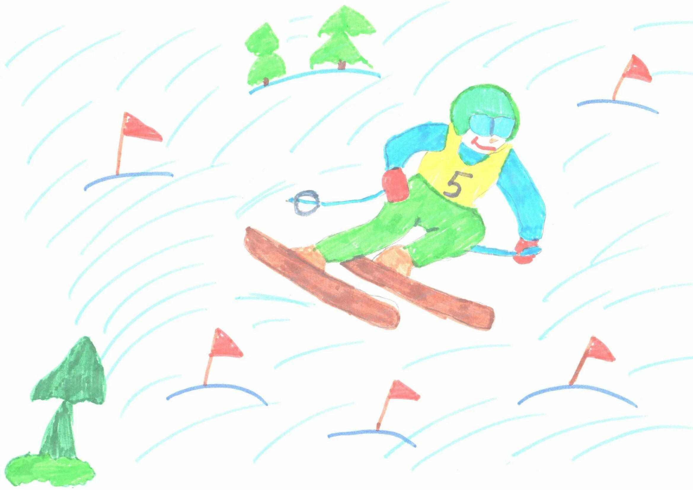 Лыжник рисунок. Рисунок на тему лыжник. Детские рисунки лыжников. Рисование лыжник. Лыжник 3 класс