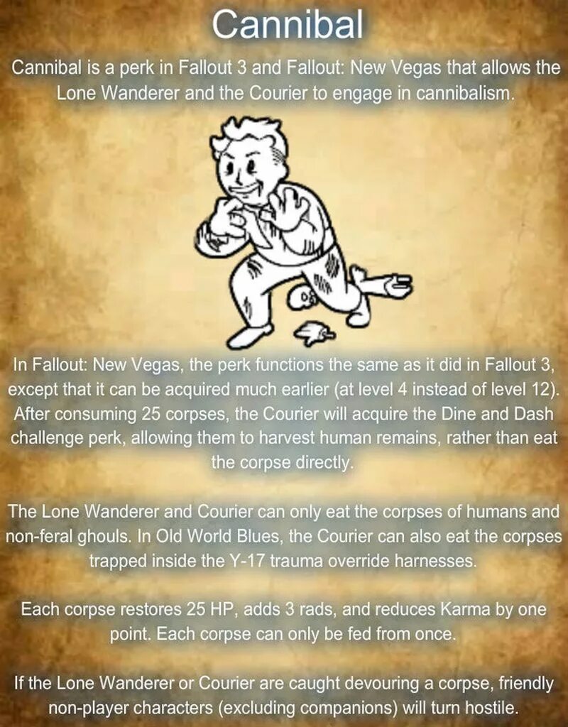 Fallout каннибал. Фоллаут перк каннибализм. new vegas perks.